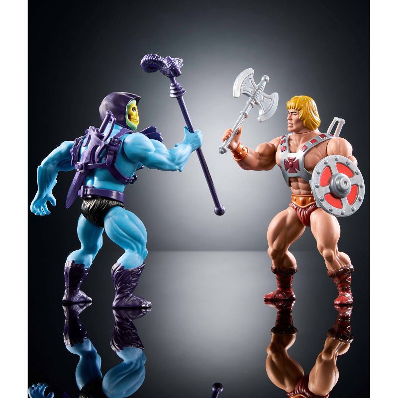 slide 6 of 6, Masters of the Universe Origins Retro Punching He-Man and Skeletor 80th Anniversary Mattel, 1 ct