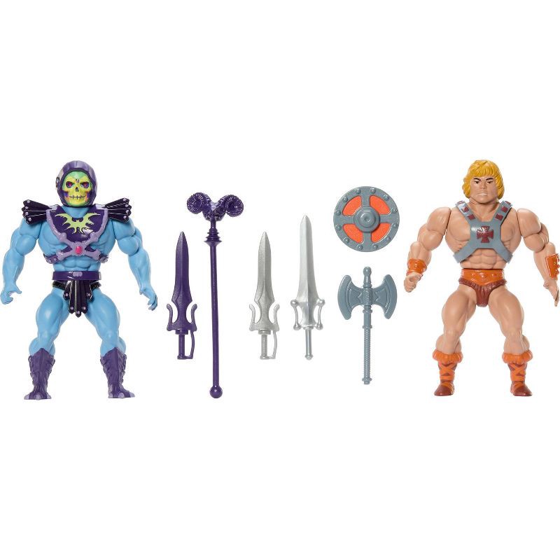 slide 1 of 6, Masters of the Universe Origins Retro Punching He-Man and Skeletor 80th Anniversary Mattel, 1 ct