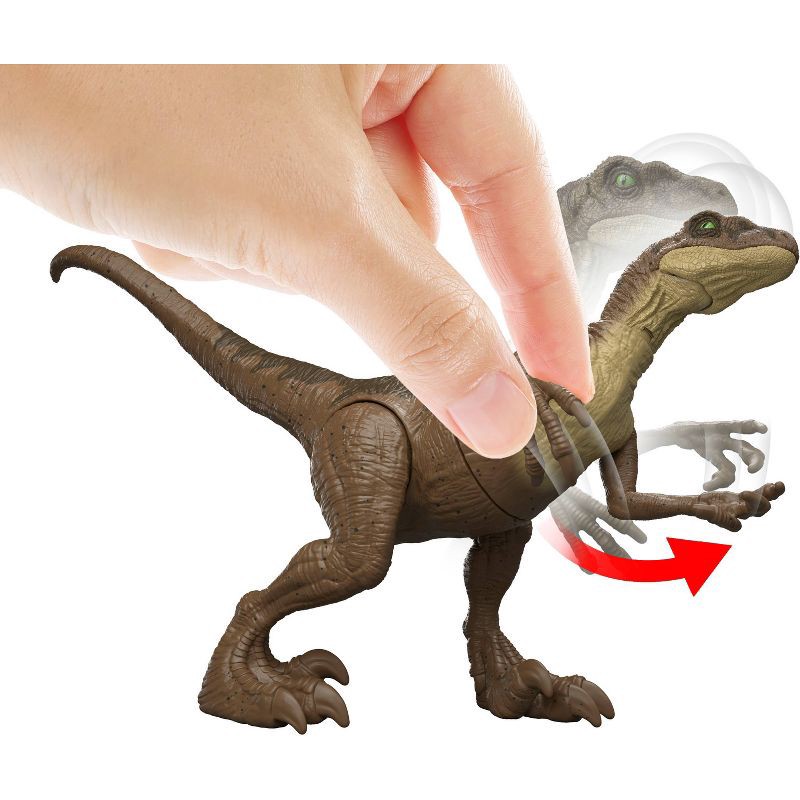 slide 2 of 12, Jurassic World Jurassic Park I II and III Velociraptor Trilogy Set, 3 Action Figures with Attack, 1 ct