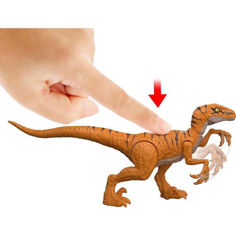 slide 3 of 12, Jurassic World Jurassic Park I II and III Velociraptor Trilogy Set, 3 Action Figures with Attack, 1 ct