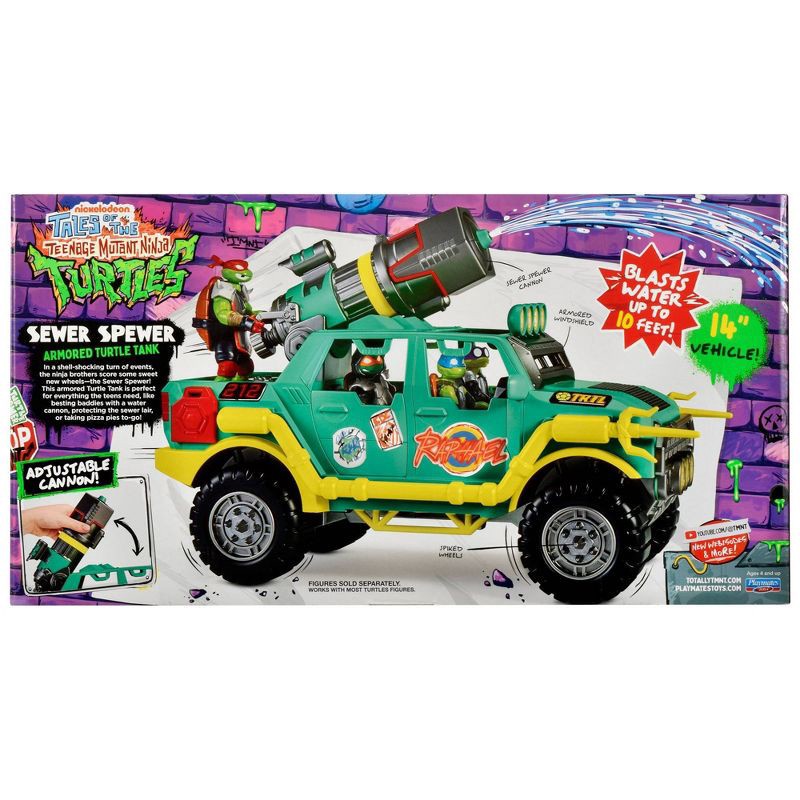 slide 6 of 9, Tales of the Teenage Mutant Ninja Turtles: Sewer Spewer Armored Turtle Tank, 1 ct