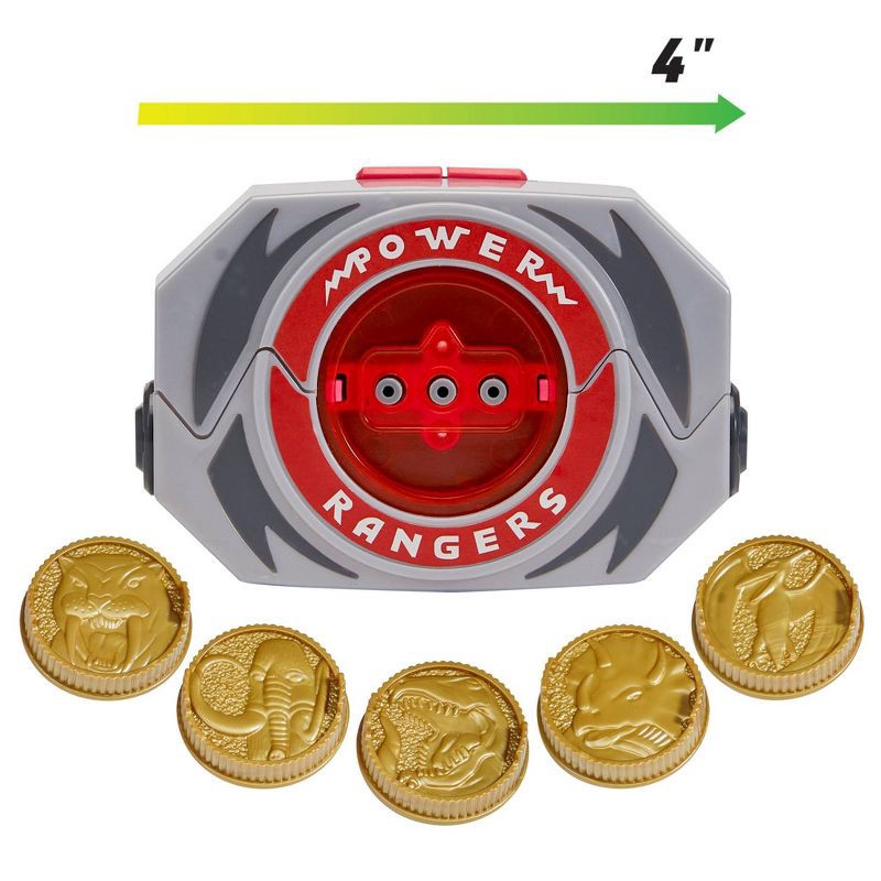 slide 2 of 11, Mighty Morphin Power Rangers Re-Ignition Power Morpher Roleplay Toy with Lights, Sounds and 5 Power Coins, 1 ct