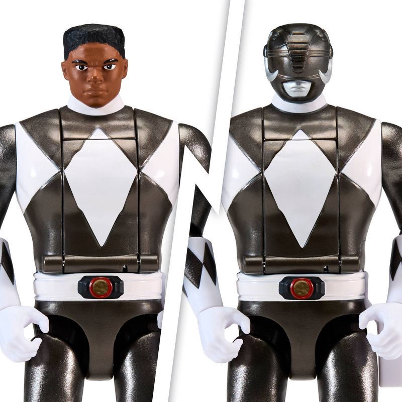 slide 8 of 10, Mighty Morphin Power Rangers Re-Ignition Auto-Morphin 6pk Battle Set with Red, Blue, Pink, Yellow, Black Rangers + Exclusive Goldar, 6 ct