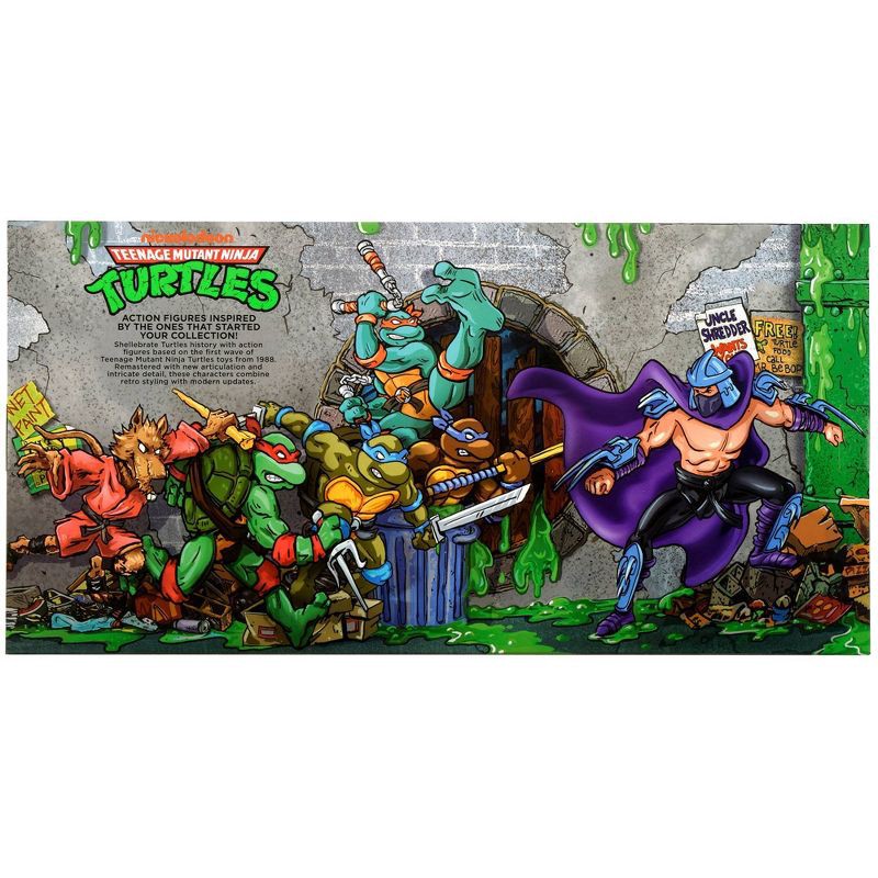 slide 10 of 10, Teenage Mutant Ninja Turtles: Classic 4" Remastered Figure Bundle - 6pk (Target Exclusive), 6 ct