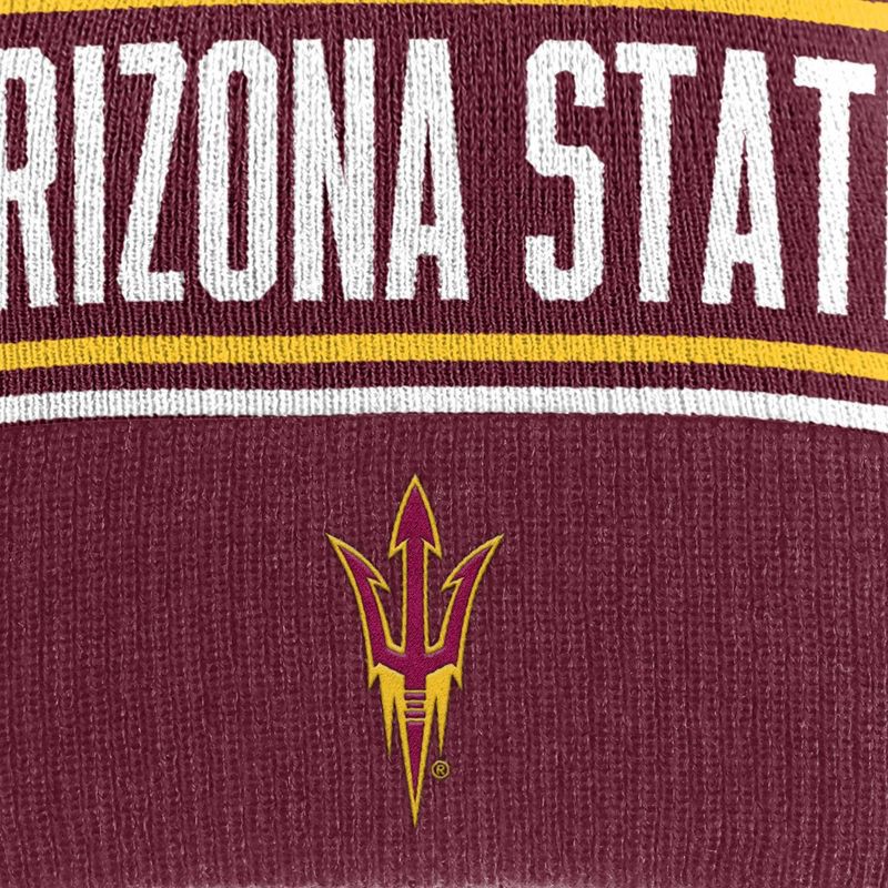 slide 3 of 4, NCAA Arizona State Sun Devils Cuffed Pom Beanie, 1 ct