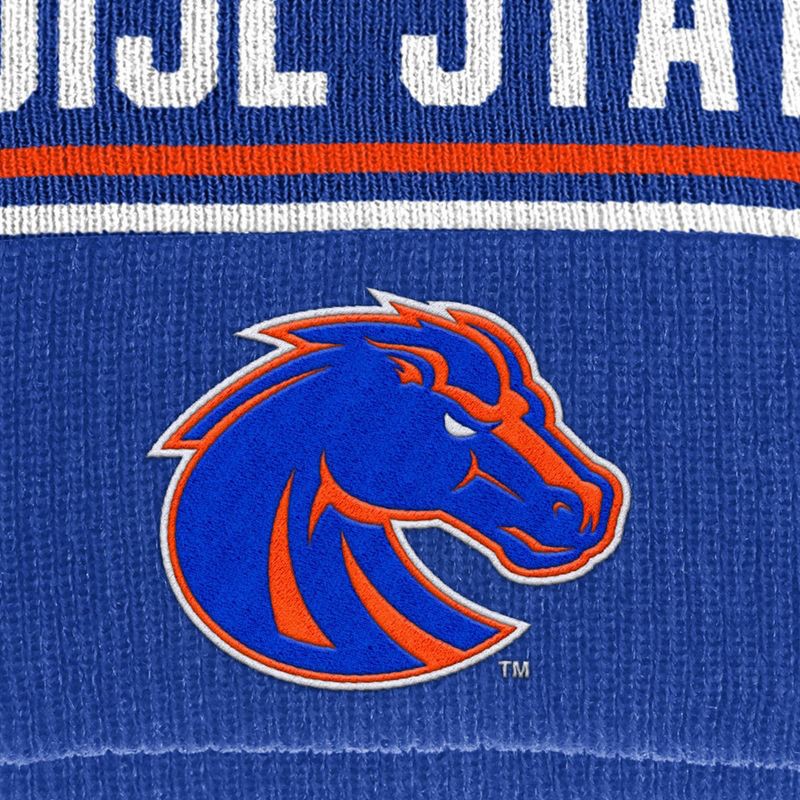 slide 3 of 4, NCAA Boise State Broncos Cuffed Pom Beanie, 1 ct