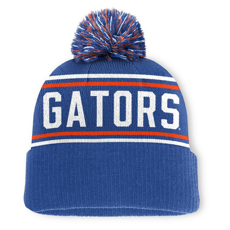 slide 2 of 4, NCAA Florida Gators Cuffed Knit Pom Beanie, 1 ct