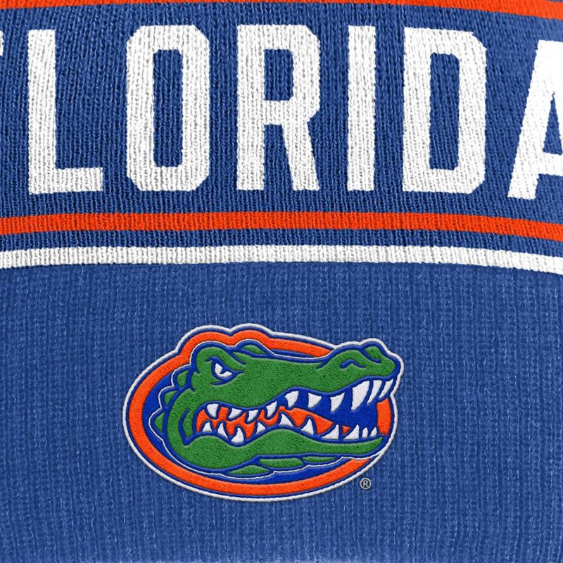 slide 3 of 4, NCAA Florida Gators Cuffed Knit Pom Beanie, 1 ct