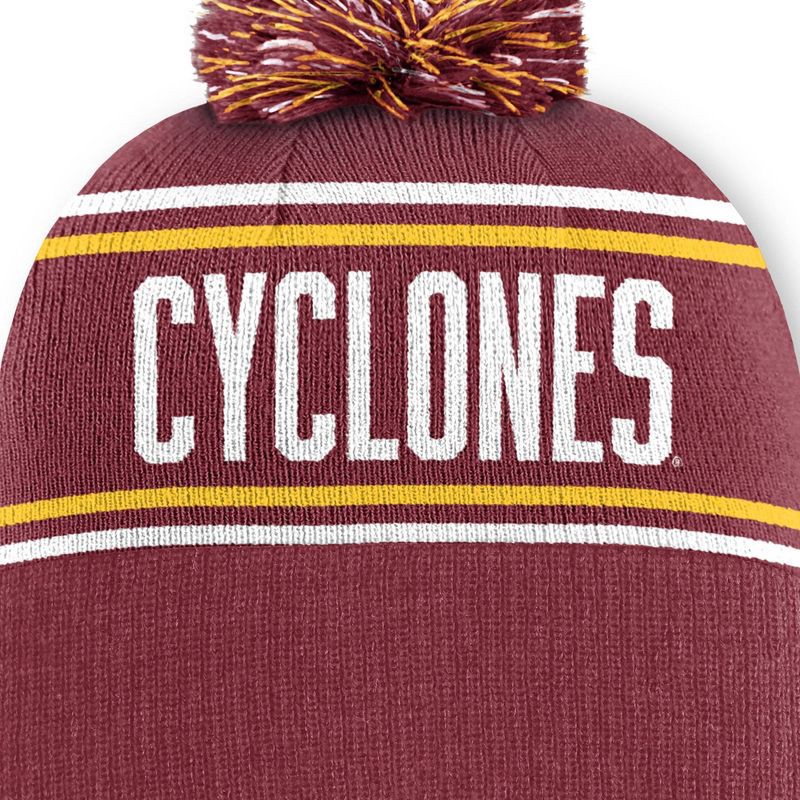 slide 4 of 4, NCAA Iowa State Cyclones Cuffed Knit Pom Beanie, 1 ct