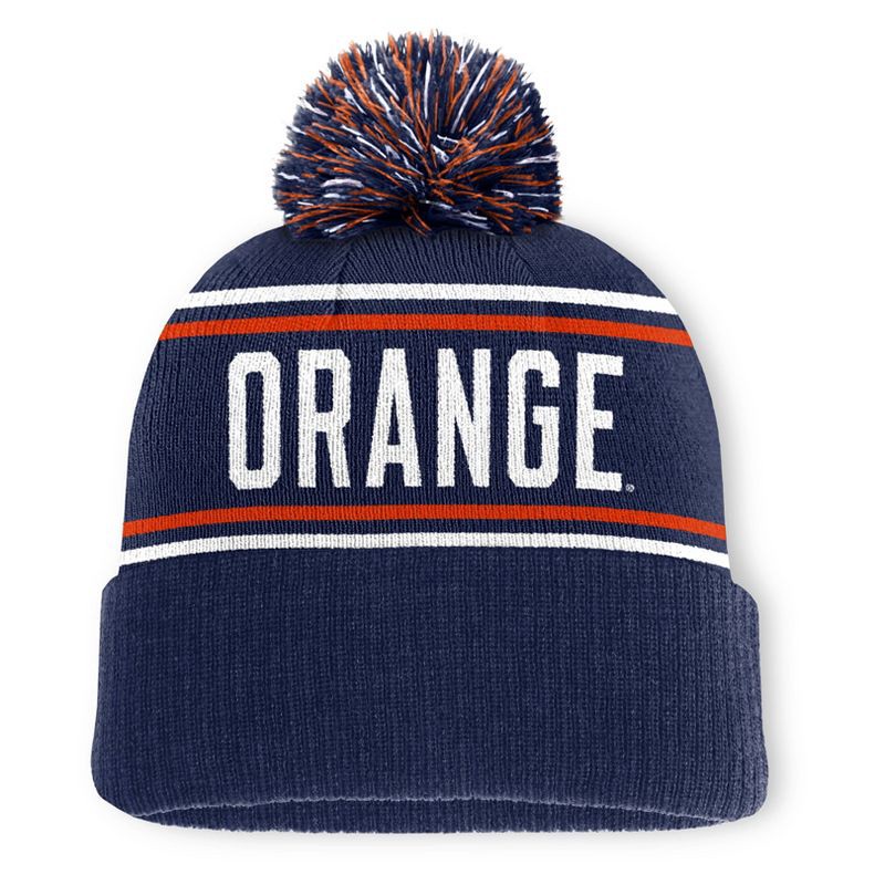 slide 4 of 4, NCAA Syracuse Orange Cuffed Knit Pom Beanie, 1 ct