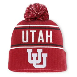 NCAA Utah Utes Cuffed Knit Pom Beanie