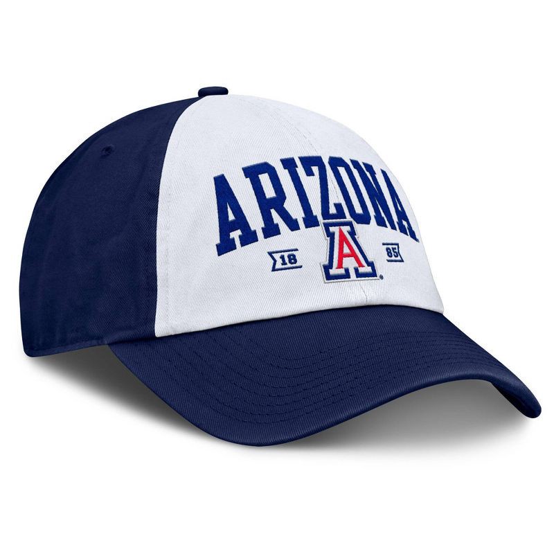 slide 3 of 4, NCAA Arizona Wildcats Unstructured White Cotton Hat, 1 ct