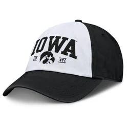 NCAA Iowa Hawkeyes Unstructured White Cotton Hat