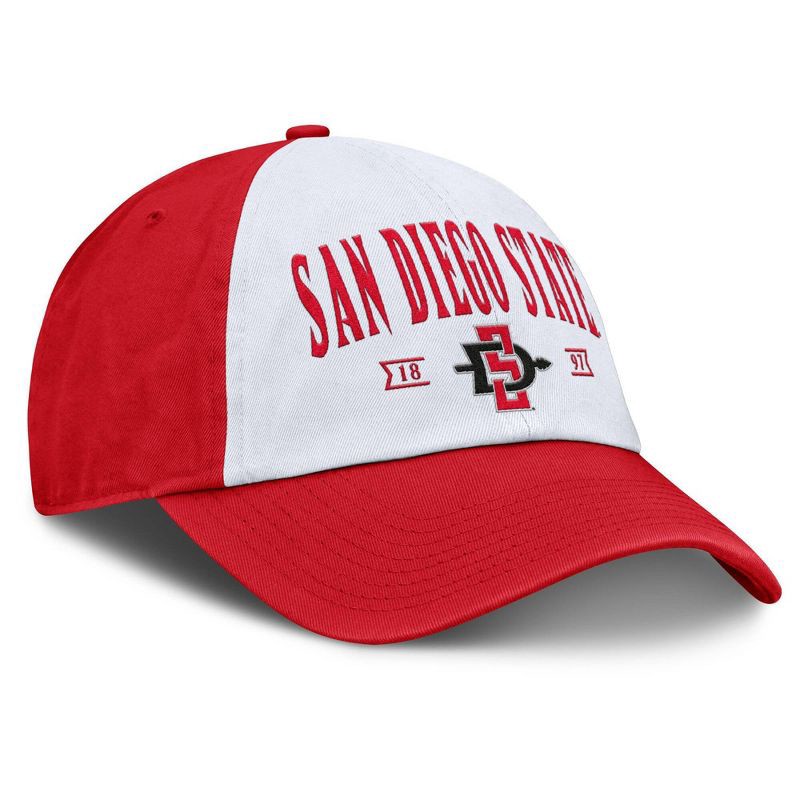 slide 3 of 4, NCAA San Diego State Aztecs Unstructured White Cotton Hat, 1 ct
