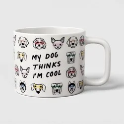 16oz My Dog Thinks I'm Cool Peek-a-Boo Mug