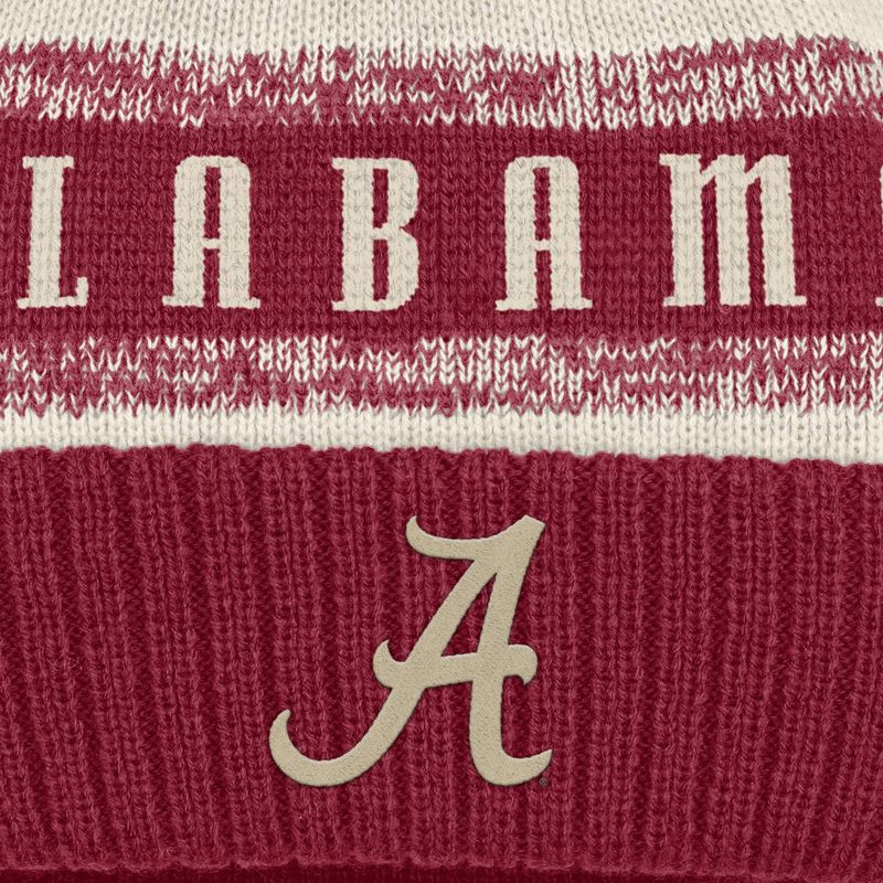 slide 3 of 4, NCAA Alabama Crimson Tide Cuffed Pom Beanie, 1 ct