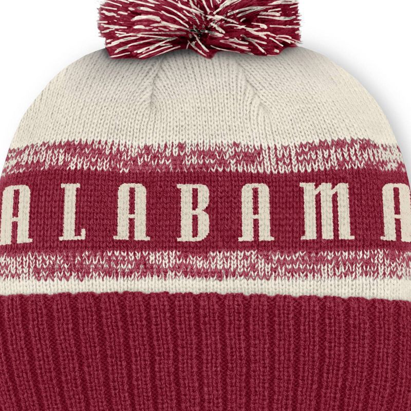 slide 4 of 4, NCAA Alabama Crimson Tide Cuffed Pom Beanie, 1 ct