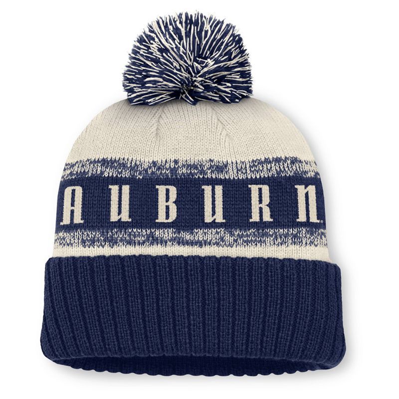 slide 2 of 4, NCAA Auburn Tigers Cuffed Pom Beanie, 1 ct