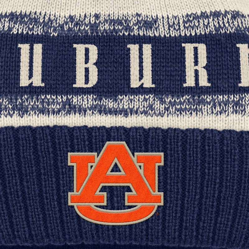 slide 3 of 4, NCAA Auburn Tigers Cuffed Pom Beanie, 1 ct