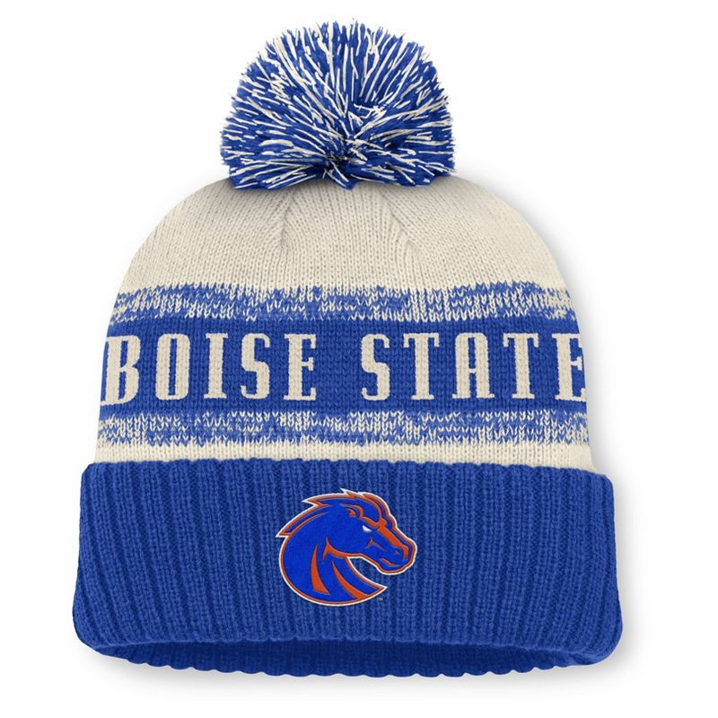 slide 1 of 4, NCAA Boise State Broncos Cuffed Knit Pom Beanie, 1 ct