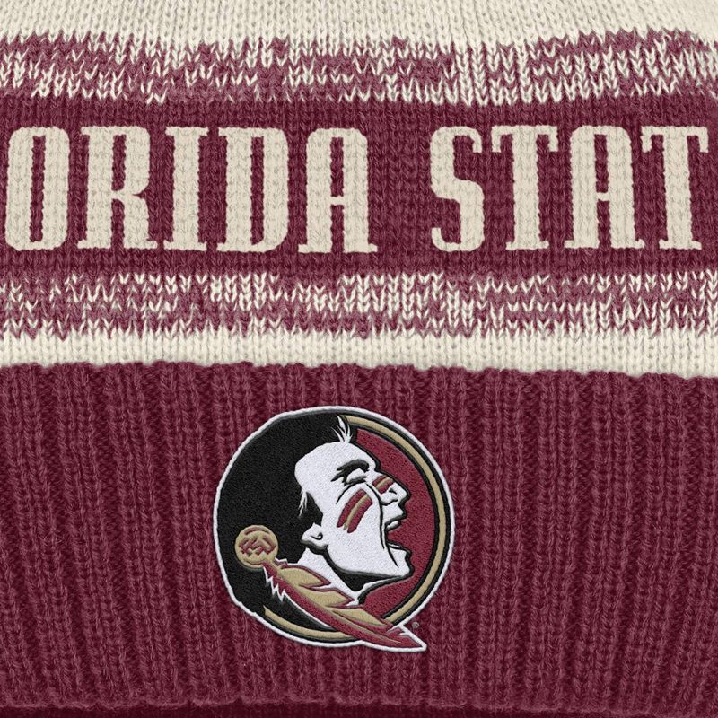 slide 3 of 4, NCAA Florida State Seminoles Cuffed Pom Beanie, 1 ct