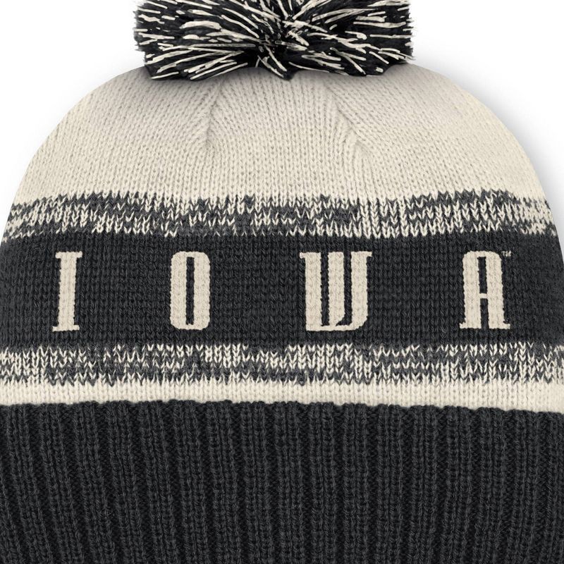 slide 4 of 4, NCAA Iowa Hawkeyes Cuffed Pom Beanie, 1 ct
