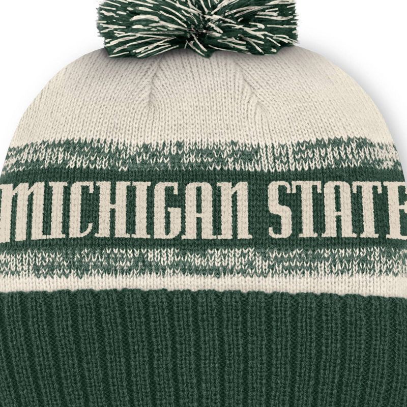 slide 4 of 4, NCAA Michigan State Spartans Cuffed Pom Beanie, 1 ct