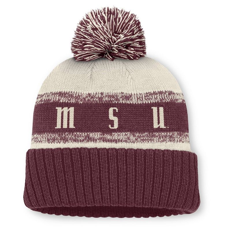 slide 2 of 4, NCAA Mississippi State Bulldogs Cuffed Pom Beanie, 1 ct