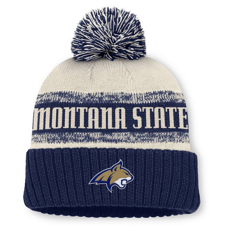 slide 1 of 4, NCAA Montana State Bobcats Cuffed Pom Beanie, 1 ct