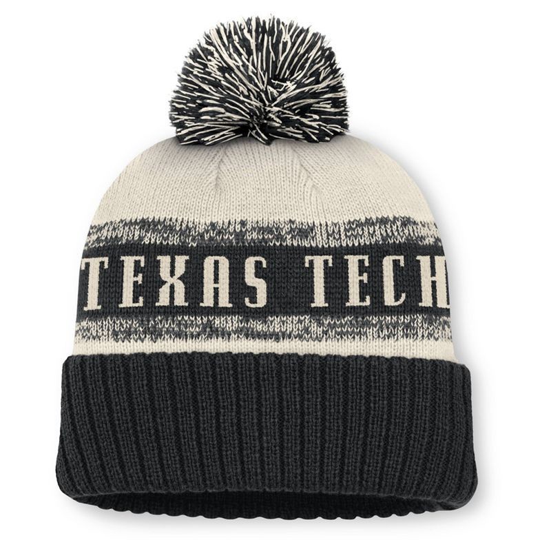 slide 2 of 4, NCAA Texas Tech Red Raiders Cuffed Pom Beanie, 1 ct