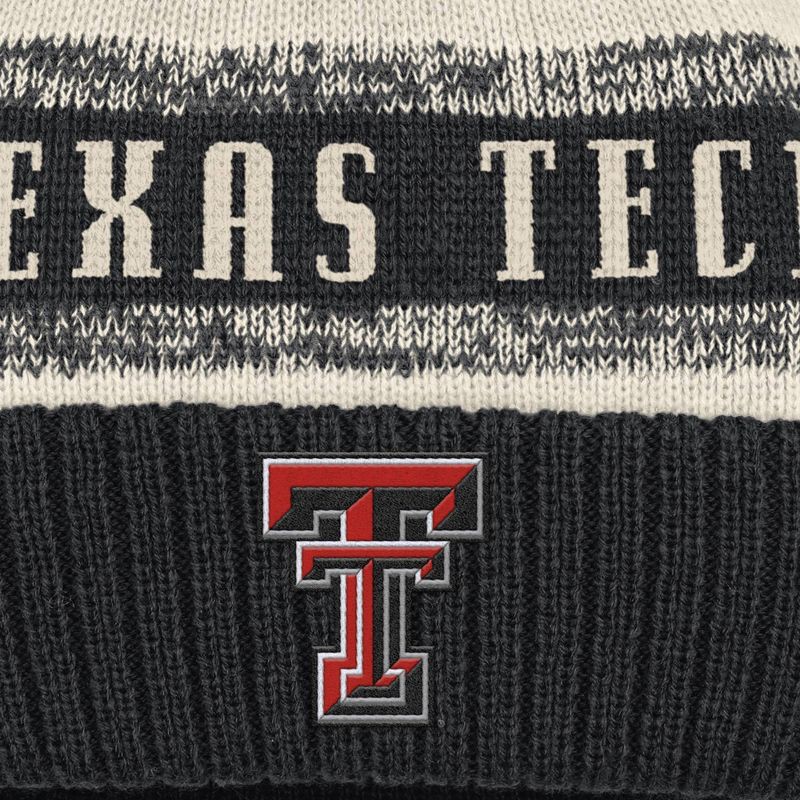 slide 3 of 4, NCAA Texas Tech Red Raiders Cuffed Pom Beanie, 1 ct