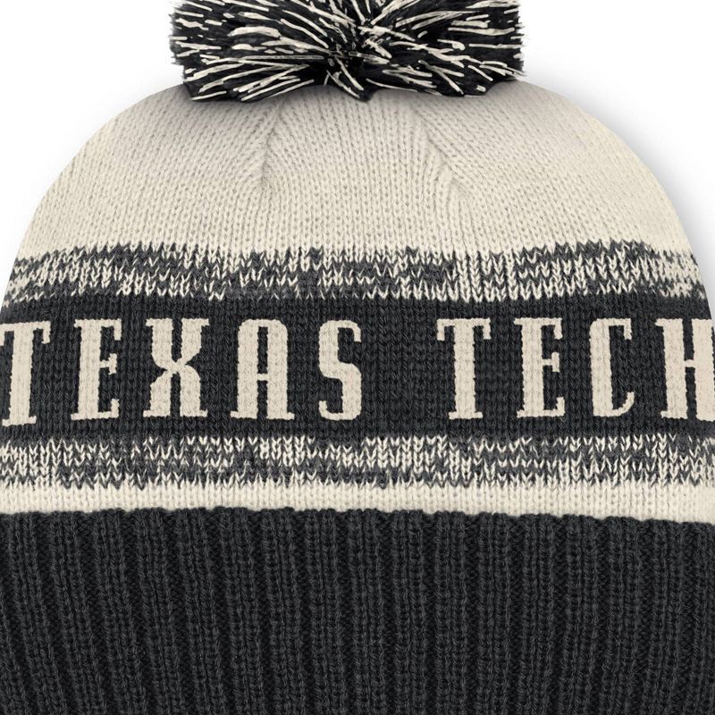 slide 4 of 4, NCAA Texas Tech Red Raiders Cuffed Pom Beanie, 1 ct