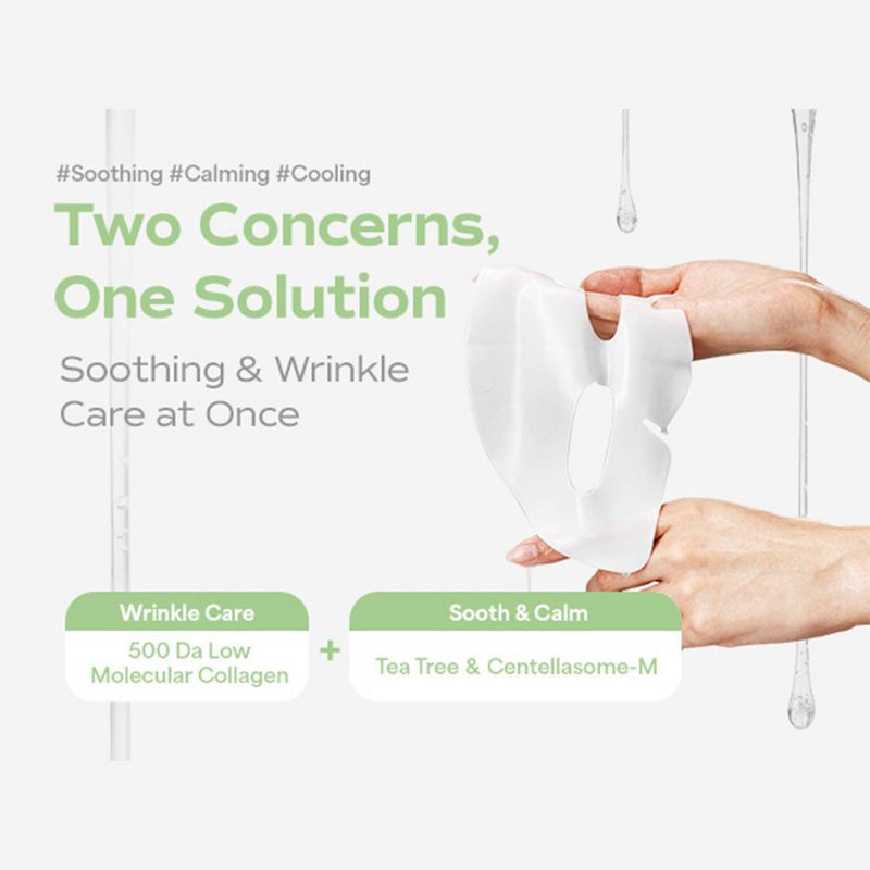 slide 3 of 10, SUNGBOON EDITOR Deep Collagen Overnight Facial Mask - CICA Teatree, 1 ct