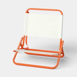 Beach Sand Chair Cream/Orange - Room Essentials™