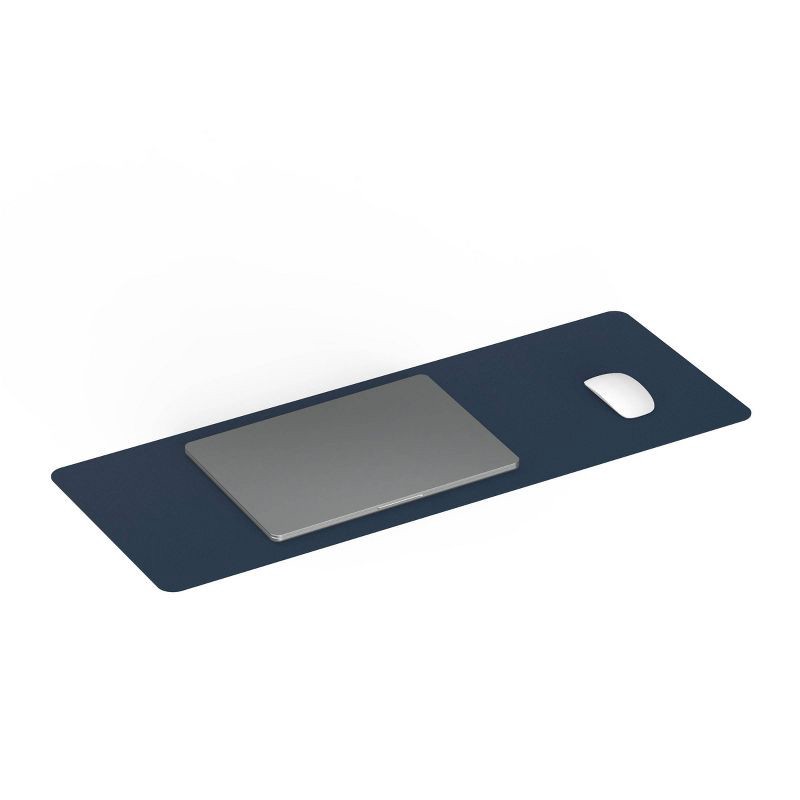 slide 2 of 3, North Large Desk Mat - Navy Blue: Non-Skid Base, Computer Keyboard & Mice Accessories, 1 ct
