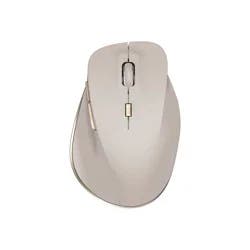North Wireless Ergonomic 6 Button Mouse - Beige: Radio Frequency, Rechargeable