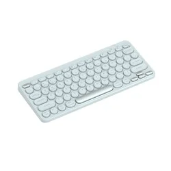 North Compact Round Key Wireless Keyboard - Mint Green