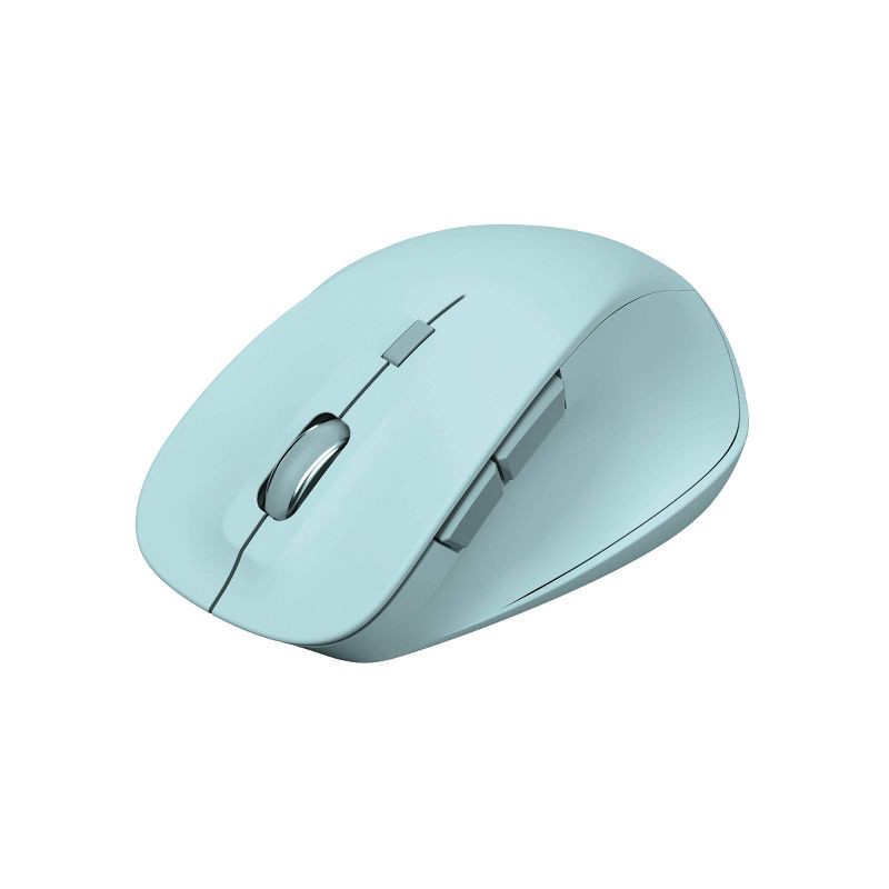 slide 2 of 3, North Wireless Ergonomic 6 Button Mouse - Sky Blue, 1 ct