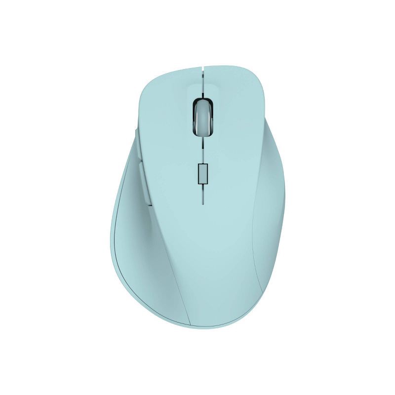 slide 1 of 3, North Wireless Ergonomic 6 Button Mouse - Sky Blue, 1 ct