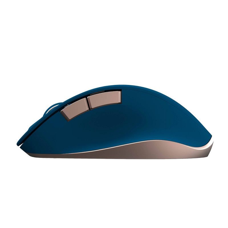 slide 3 of 3, North Wireless Ergonomic 6 Button Mouse - Navy: Rechargeable, Radio Frequency, Business Use, 1 ct