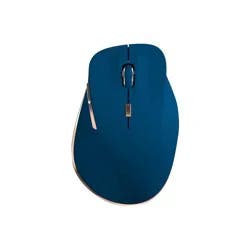 North Wireless Ergonomic 6 Button Mouse - Navy: Rechargeable, Radio Frequency, Business Use