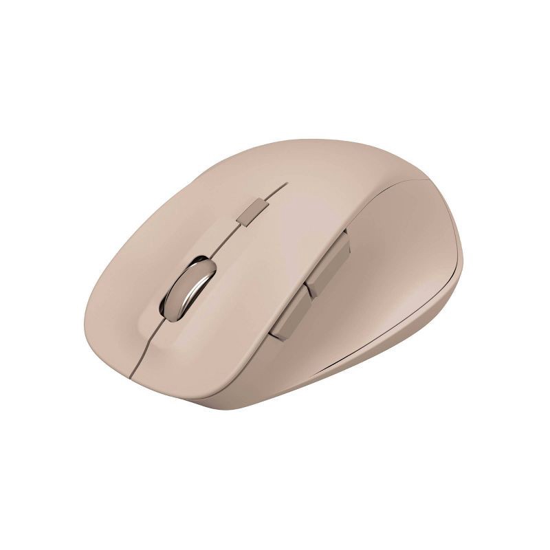 slide 2 of 3, North Wireless Ergonomic 6 Button Mouse - Pink: Built-In Rechargeable Battery, 1 ct