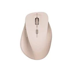 North Wireless Ergonomic 6 Button Mouse - Pink: Built-In Rechargeable Battery