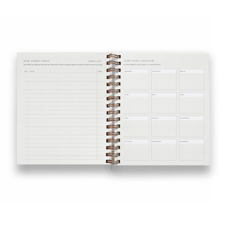 slide 2 of 7, Ramona & Ruth 2026 Yearly Overview Planner Garden, 1 ct