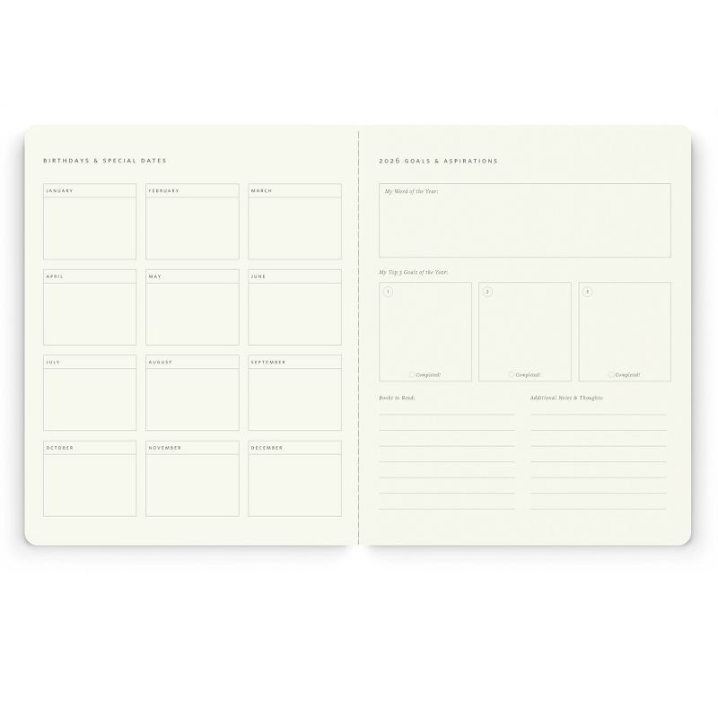 slide 3 of 8, Ramona & Ruth 7.5"x9" 2026 Monthly Planner Check, 1 ct