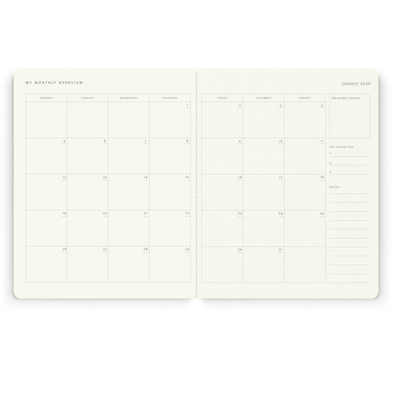slide 4 of 8, Ramona & Ruth 7.5"x9" 2026 Monthly Planner Check, 1 ct