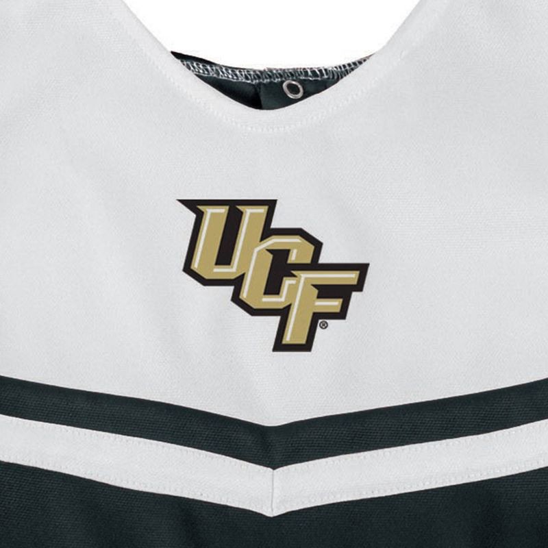 slide 3 of 3, NCAA UCF Knights Toddler Girls' Cheer Dress Set - 3T: Solid Knit Leotard, Elastic Waist, 1 ct