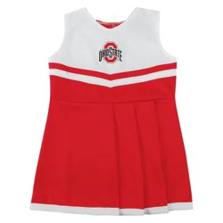 NCAA Ohio State Buckeyes Toddler Girls' Cheer Dress Set - 2T
