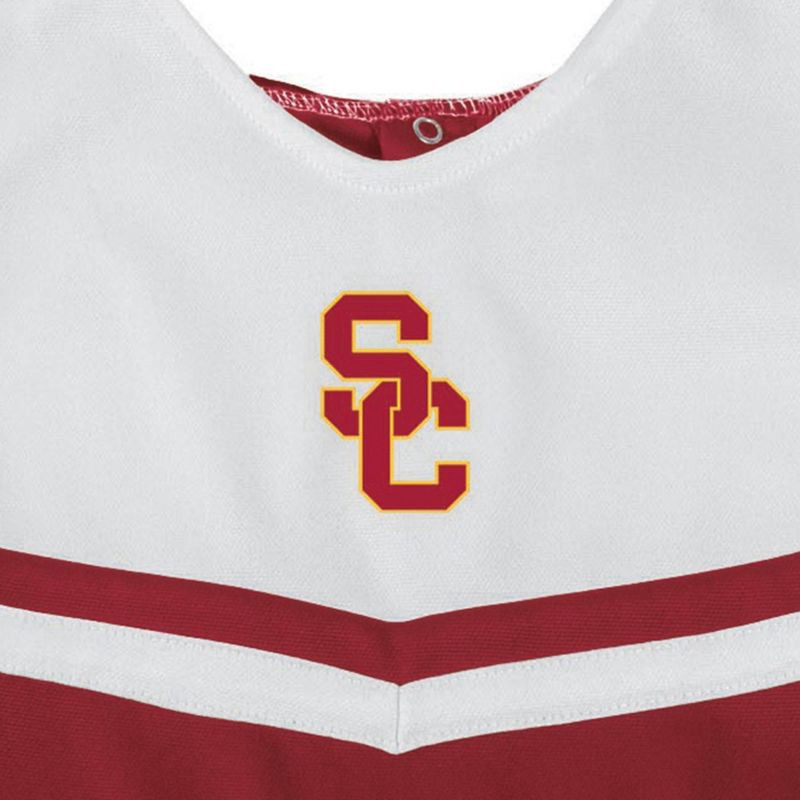 slide 3 of 3, NCAA USC Trojans Toddler Girls' Cheer Dress Set - 4T, 1 ct