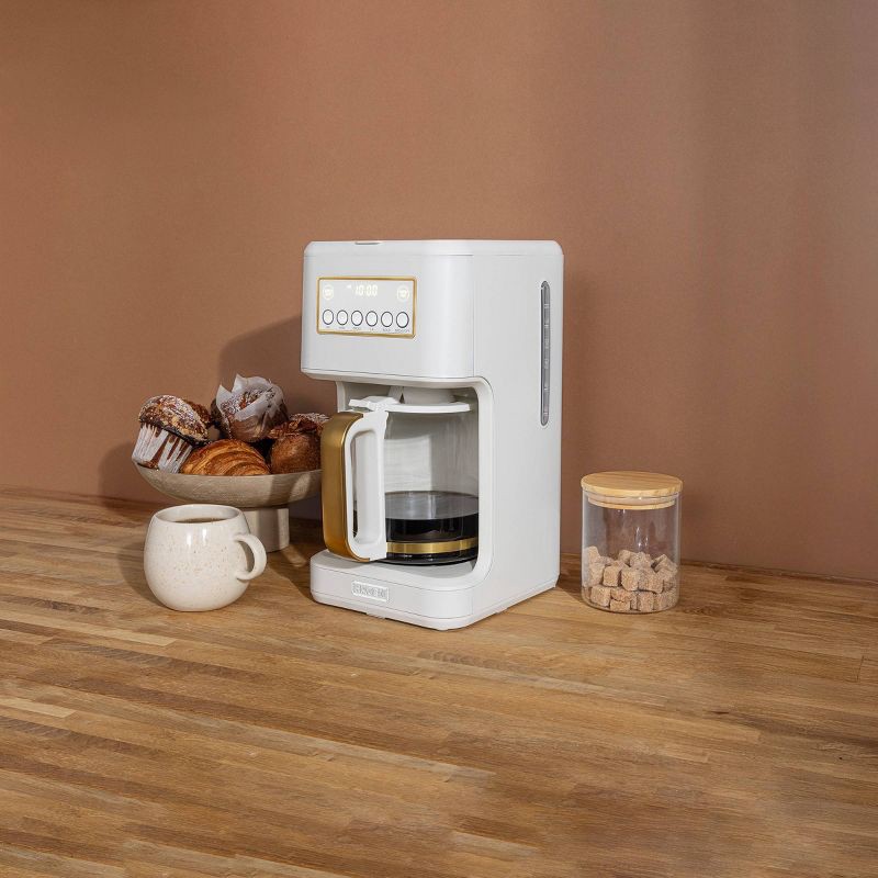 slide 3 of 4, Haden 14 Cup Coffee Maker Cream - Hearth & Hand™ with Magnolia, 1 ct